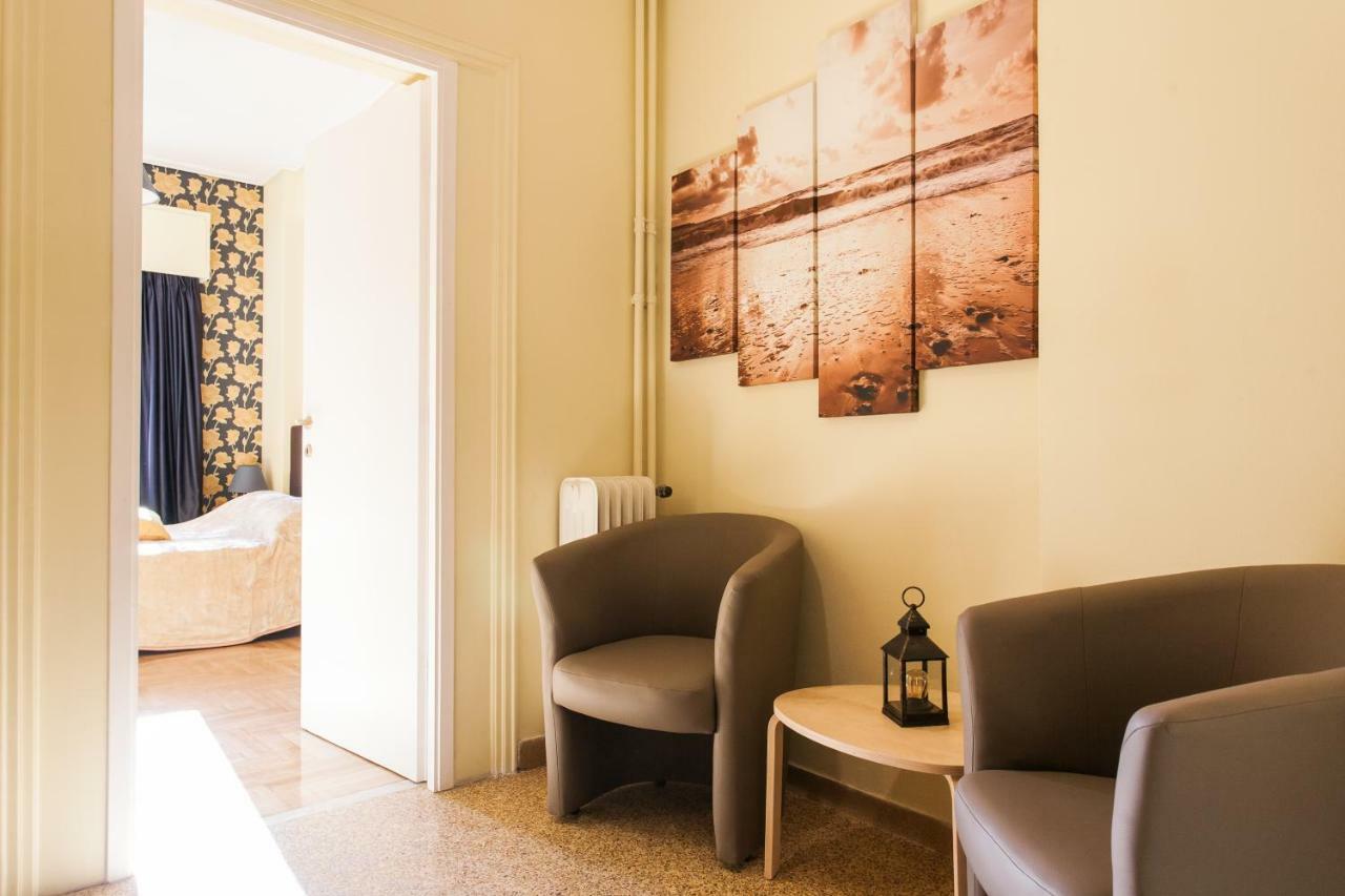 Private Central View Rooms In Apartment Near To Acropolis Metro Station Athen Exterior foto